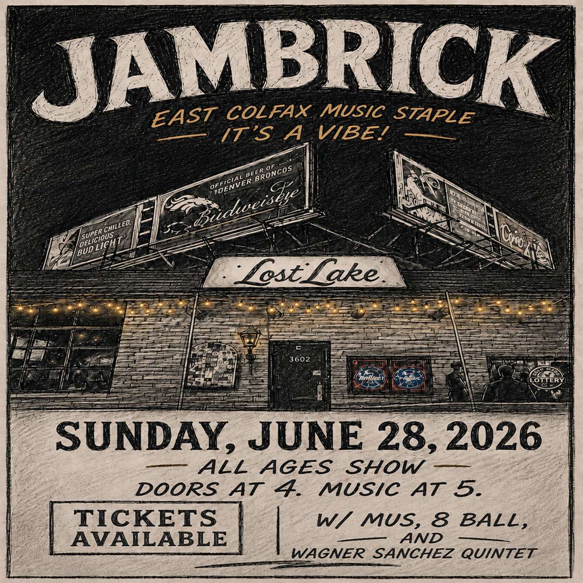 Jambrick w/ Mus, 8 Ball + Wagner Sanchez Quintet