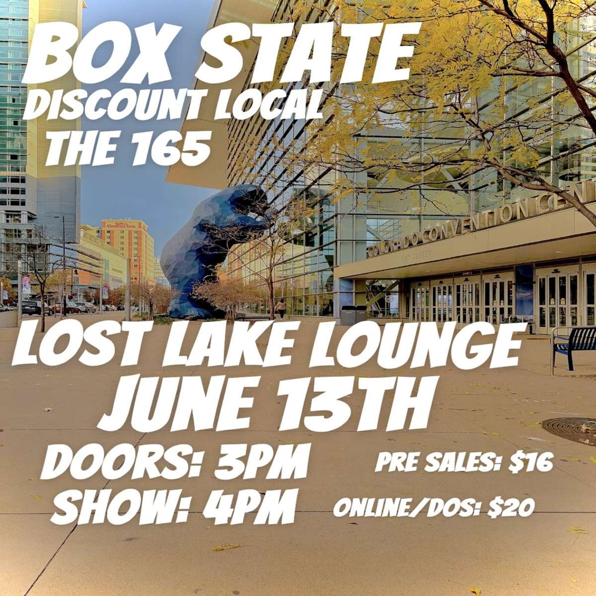 Box State w/ Discount Local + The 165