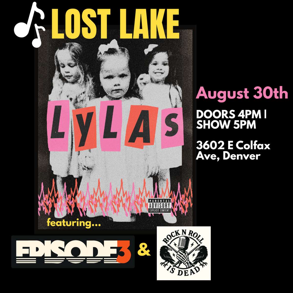LYLAS w/ Episode 3 + Rock N Roll Is Dead