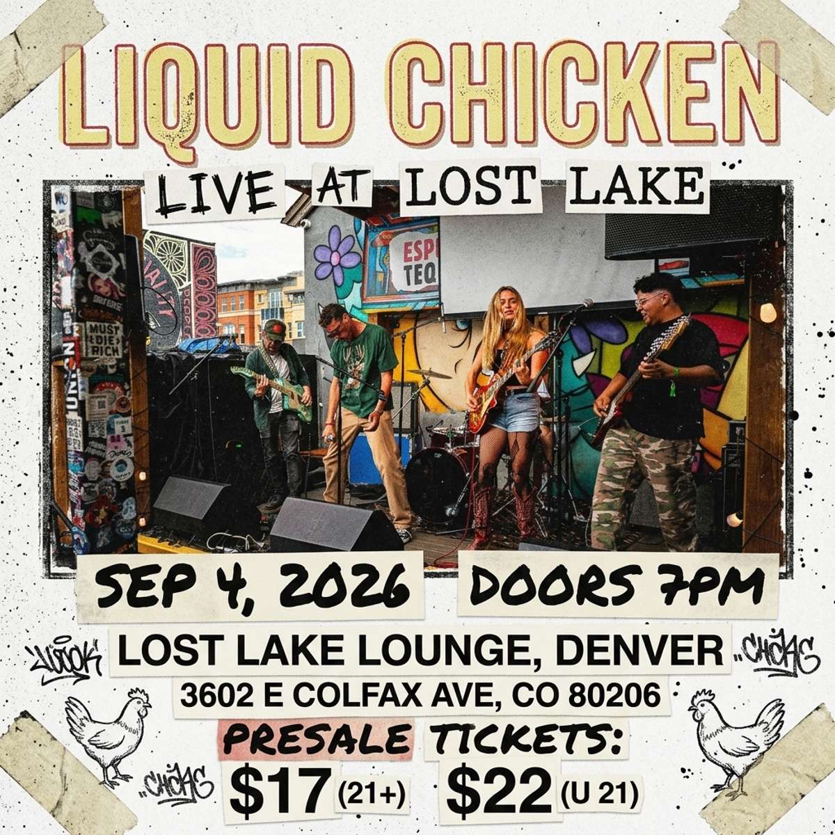 Liquid Chicken w/ LEGS. The Band + Waxpool