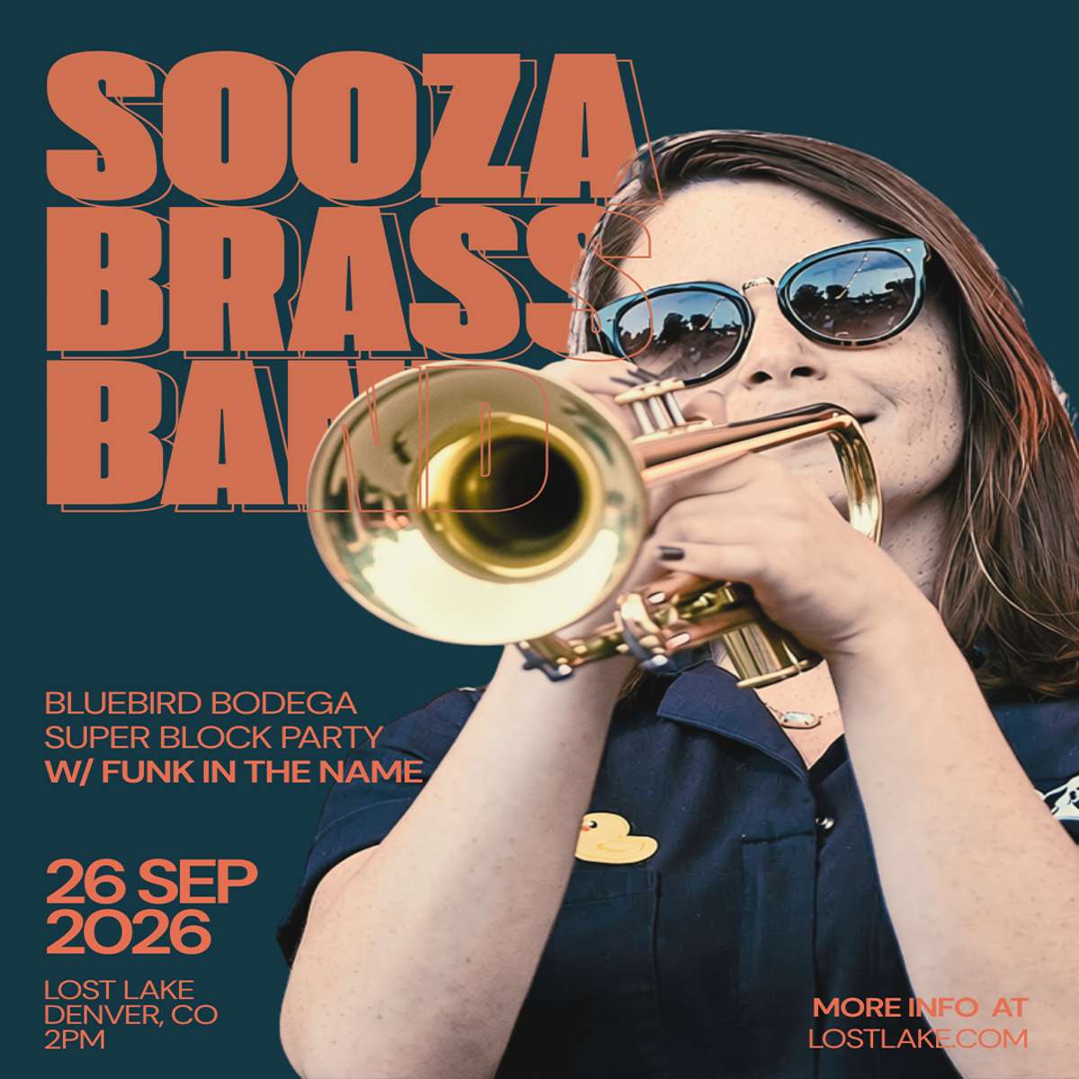 Bluebird Bodega – Sooza Brass Band + Funk In The Name