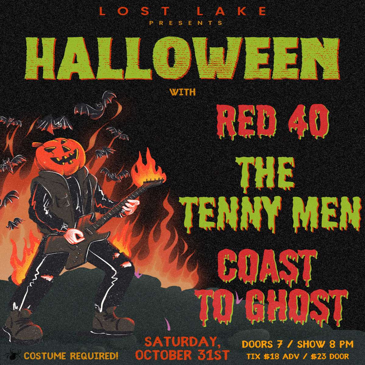 Red 40 w/ The Tenny Men + Coast To Ghost
