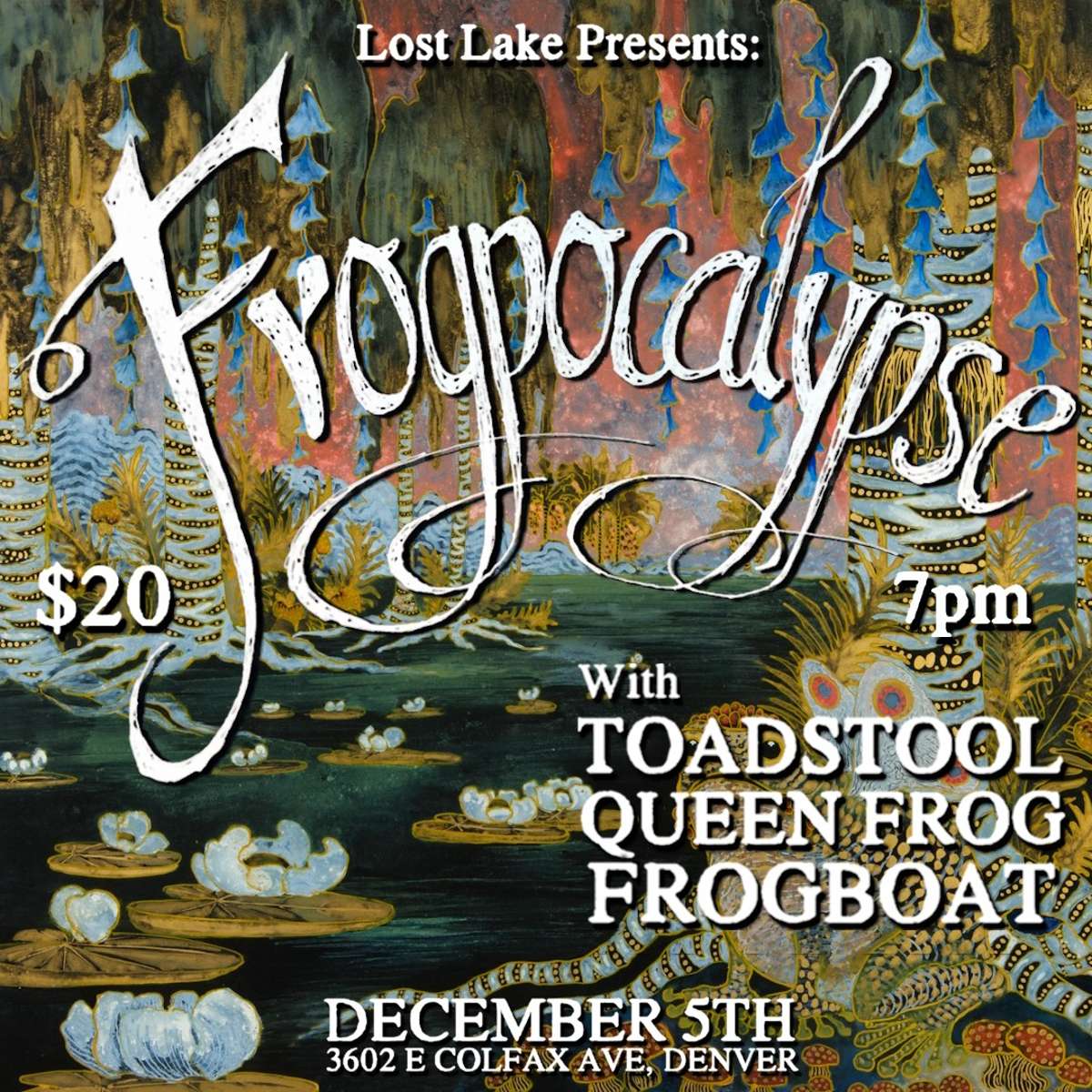ToadStool w/ Queen Frog + Frog Boat